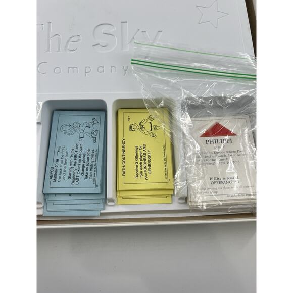 BIBLEOPOLY Board Game Biblical Game of Fun and Faith Complete 1991 - Christian - Picture 12 of 12